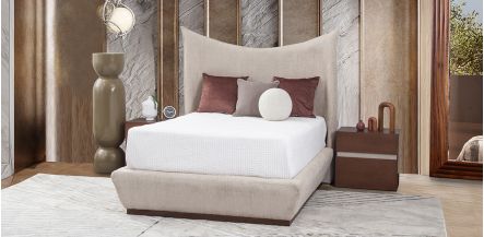 Cama Matrimonial Helenna Beige