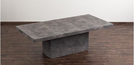 Mesa Comedor 240 x 120 cm Rectangular Stone  Gris