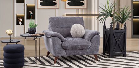 Sillón Slash Gris Oxford (Boal)