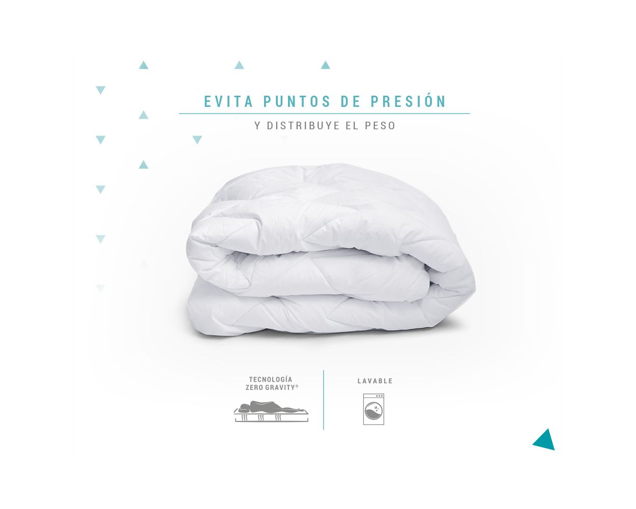 Cubre colchón queen de poliéster Stefano Zanni™ Dreams color blanco